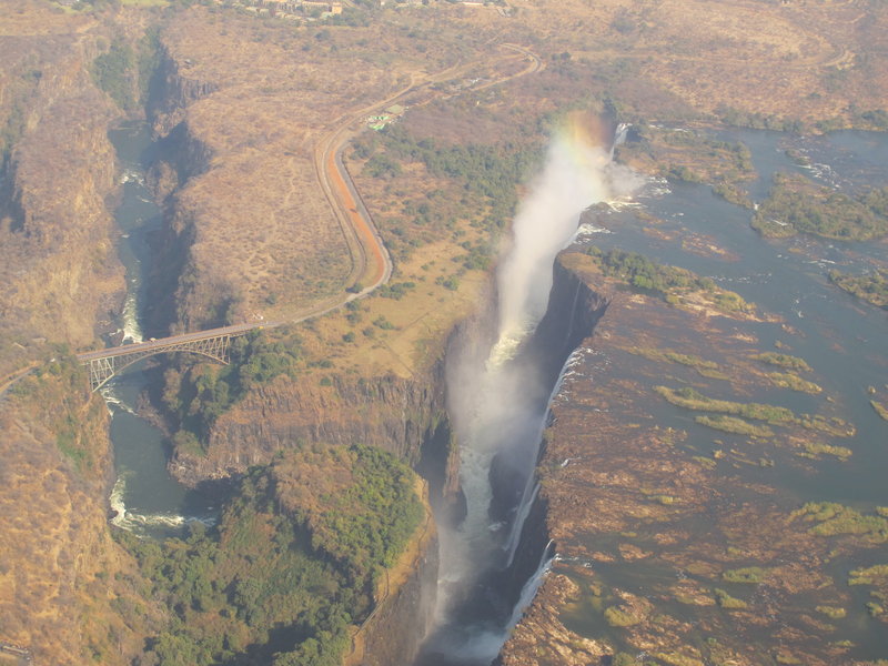 Victoria Falls Viewed From the Air