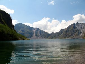 The Crater Lake of Mt. Pinatubo