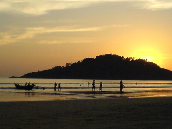 Palolem sunset in Goa