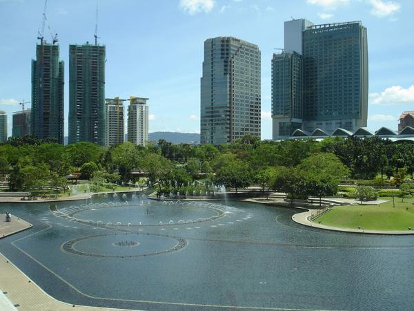 Gardens next to Petronas Towers