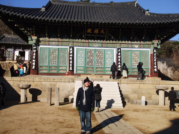 Me in front of a part of the temple