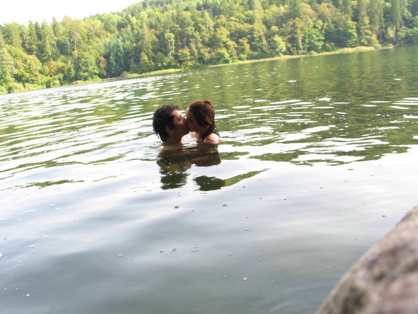 Tina & Moka in Lake Molten