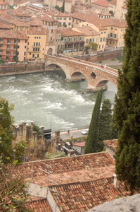 Verona view from Castel s. Pietro