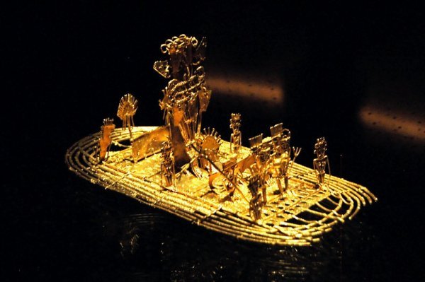 Balsa Muisca at the Gold Museum