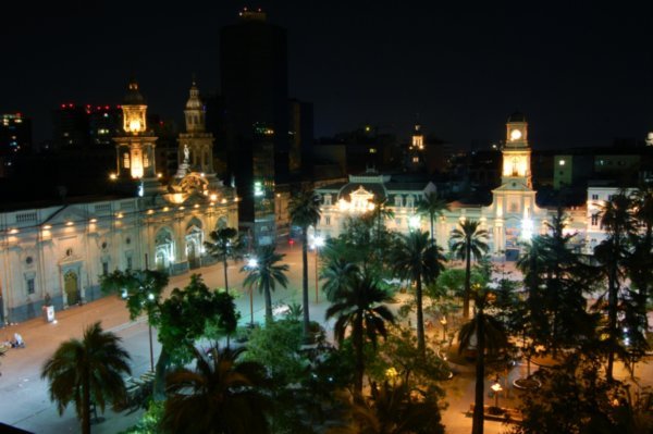 Plaza de Armas  at night