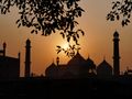 The Jama Masjid by sunset