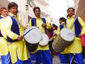 Drummers in the Jain procession