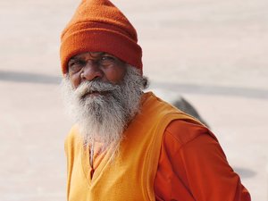 A sadhu in the colony