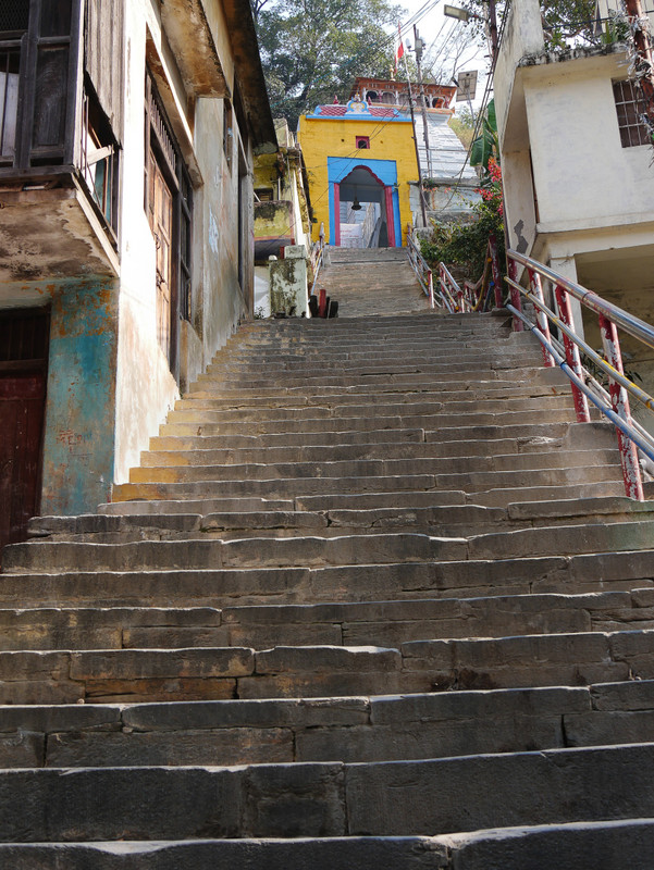 The steps up to Raghunath Ji Temple