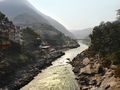 The Bhagirathi River from the bridge