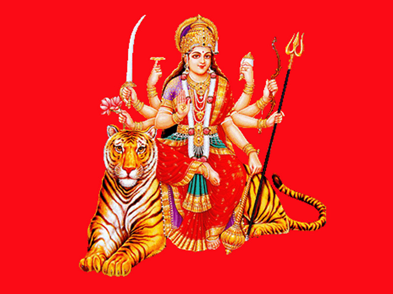 The goddess Durga
