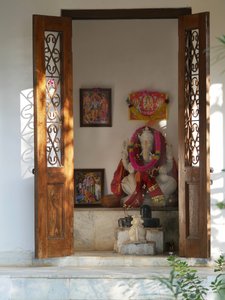 Tigergarh's private shrine in the grounds