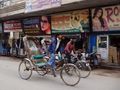 Early morning cycle-rickshaws