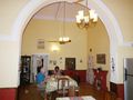 David and Purnima in Kanchan Villa's dining room