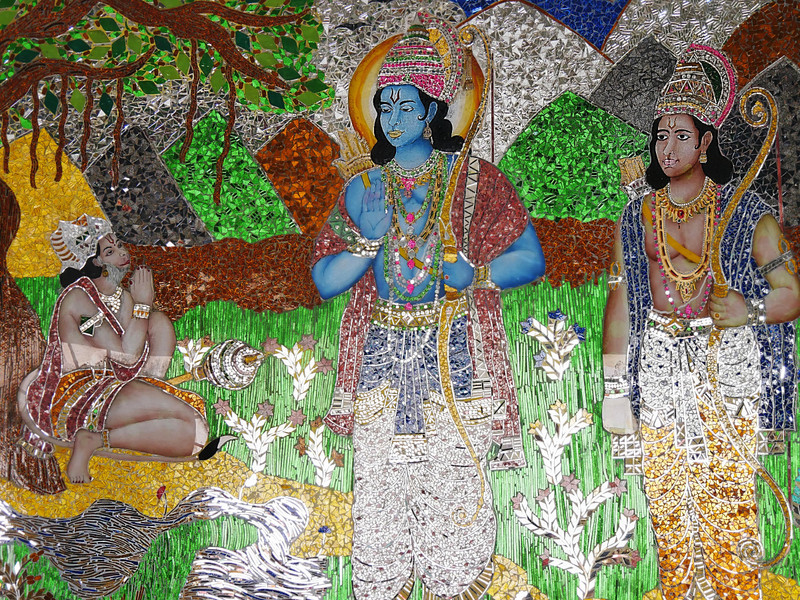 Sitamarhi Temple - mosaics