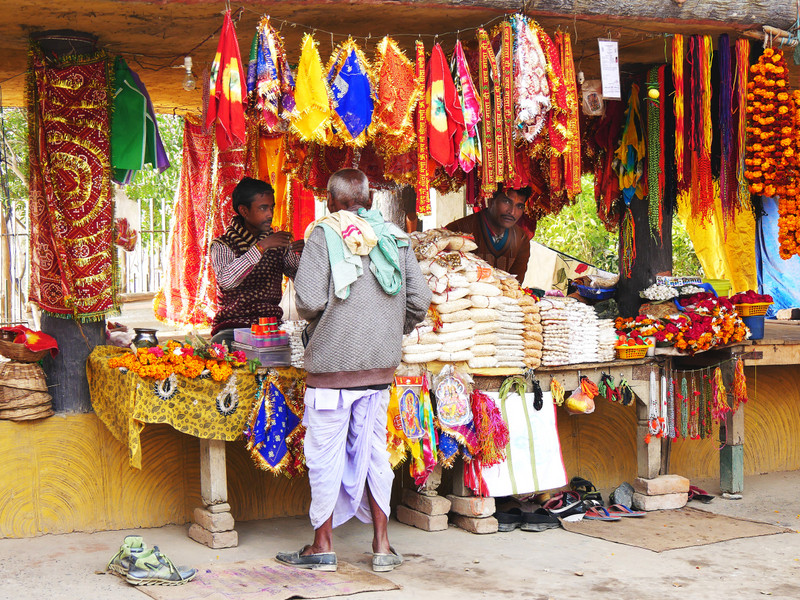 The market near the Hanuman Temple