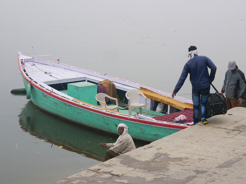 Our boat awaits at Mirzapur