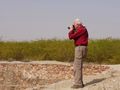 David looking for the owl near Tal Chhapar