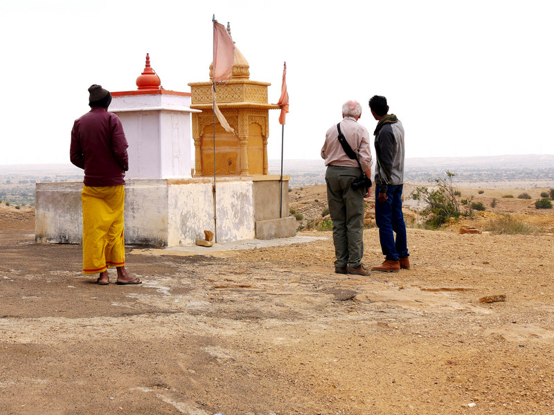 Jaisalmer_Thar Desert Villages_A shrine with a view