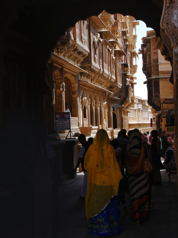 In the town of Jaisalmer