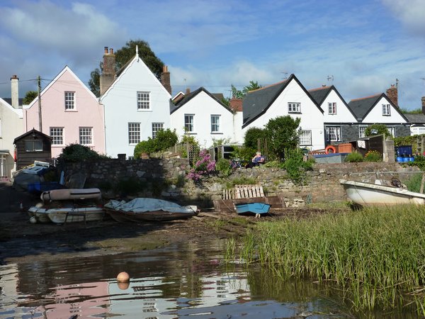 Topsham - The house from the river