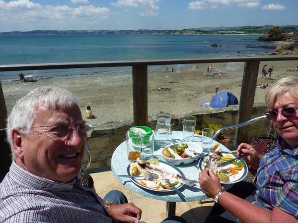 Lunch at Polkerris