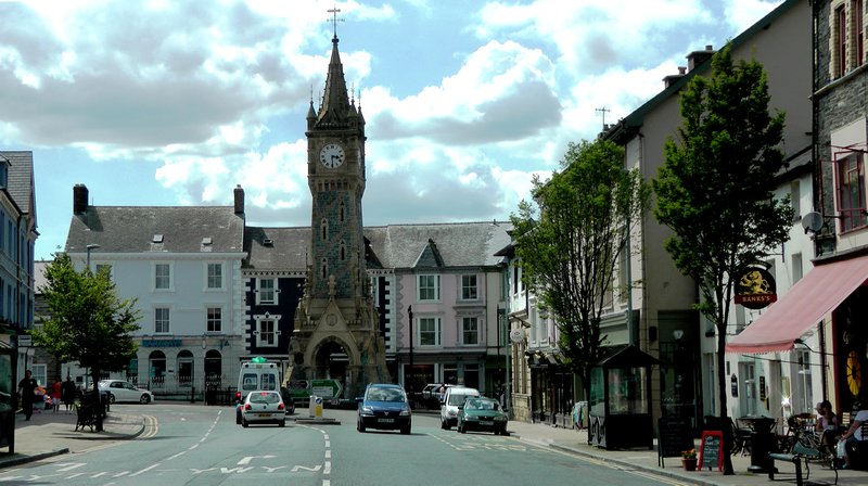 Machynlleth's clock tower