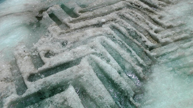 Tyre track of an Ice Explorer
