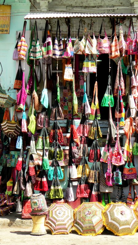 A colourful shop in Udaipur