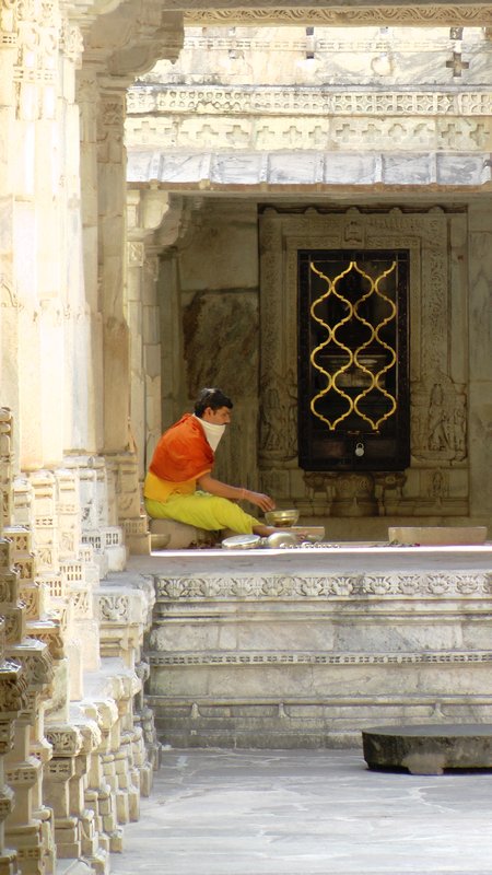 A priest in the temple