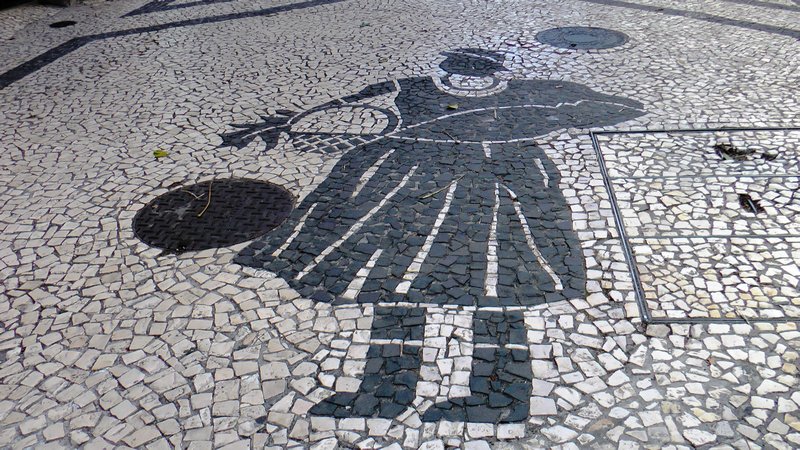 A street mosaic in Funchal
