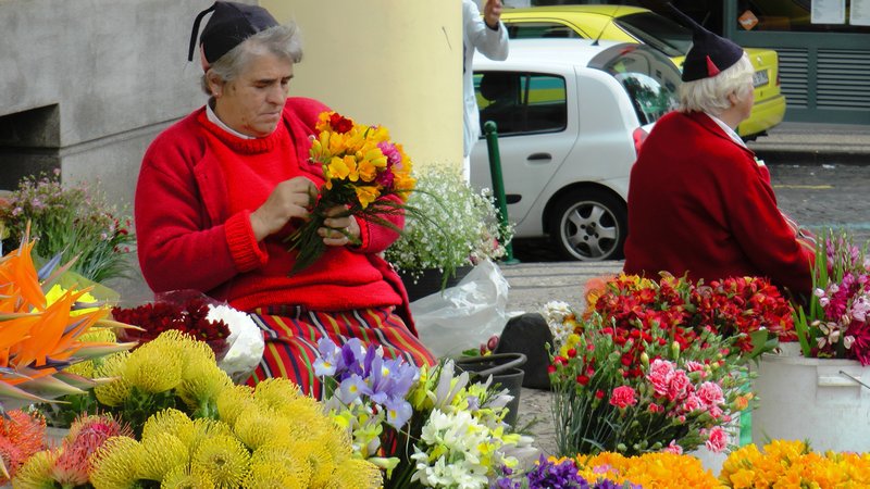 Another of the market flower sellers