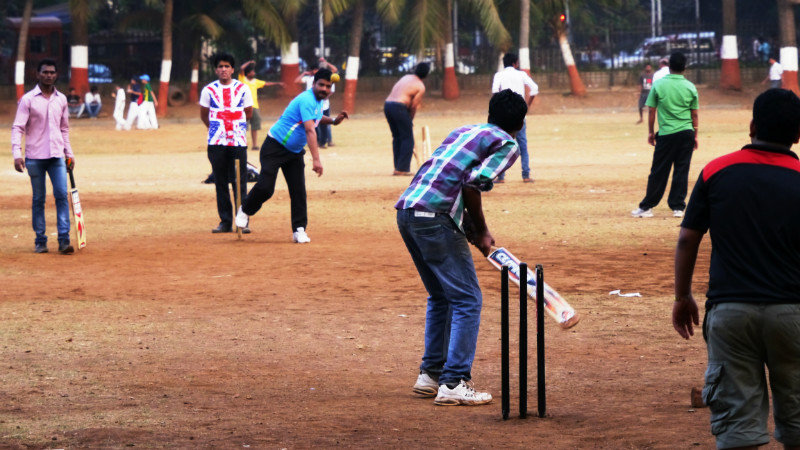 Cricket on the Maidan Oval, Mumbai