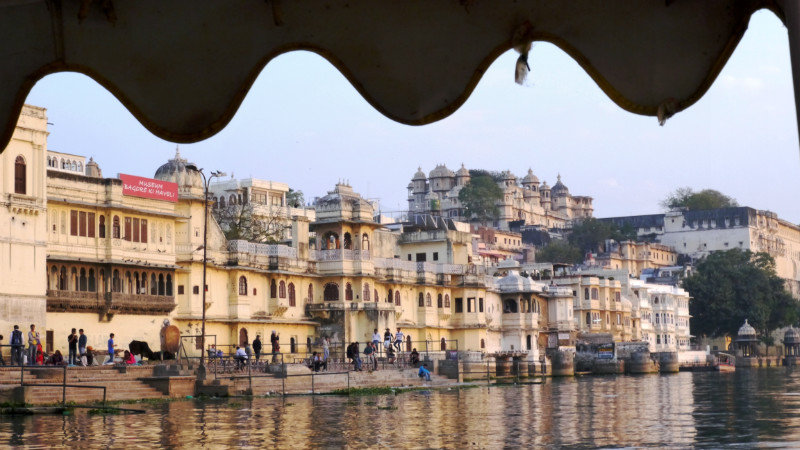 The City Palace from Lake Pichola, Udaipur