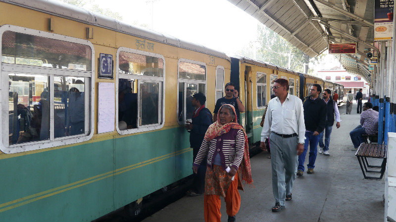 Joining the Toy Train at Kalka