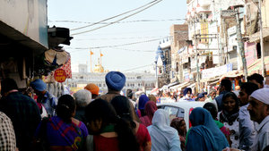 On the way to the Golden Temple