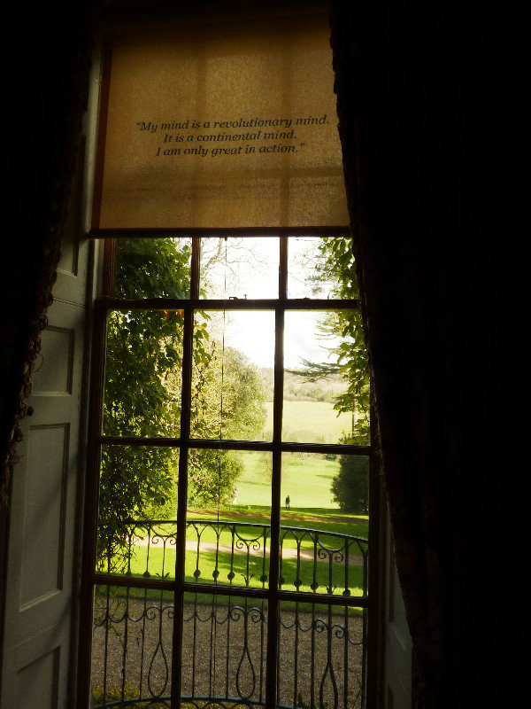 A view from one of the sitting rooms.