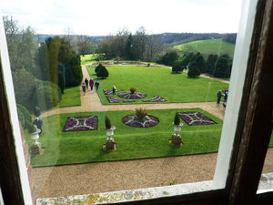 A view of the garden from the house