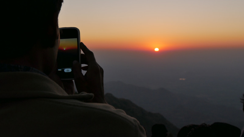 Mt Abu - sunset at Sunset Point