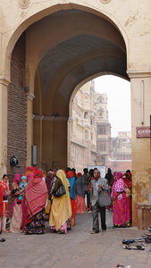 One of several entrance gates at Junagarh 