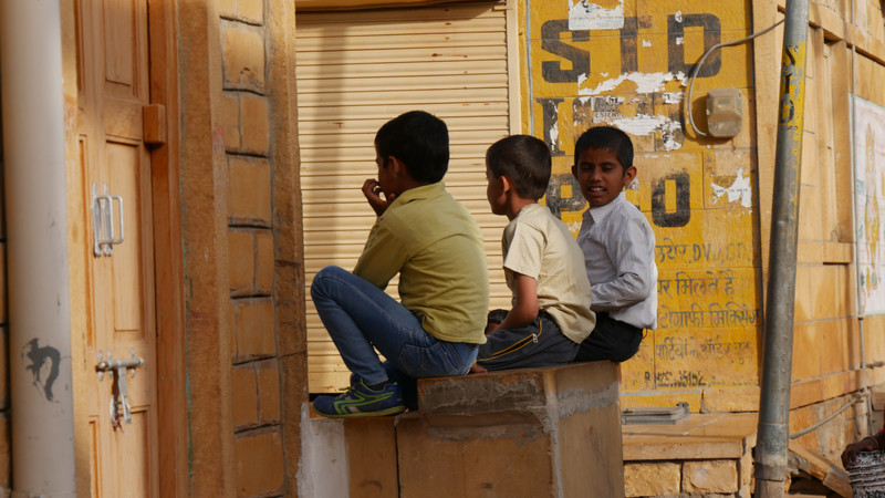 Kids in Jaisalmer