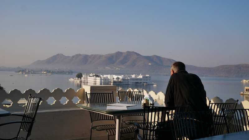 Jawaina Haveli's rooftop restaurant - and view!