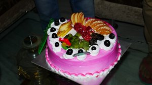 The creamy anniversary cake