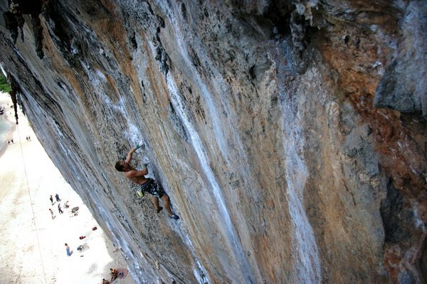Niko on Asia's shadow play 8a+ by Neil