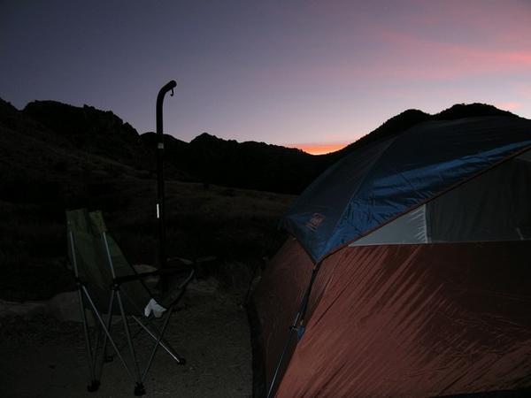 Morning at the camp site