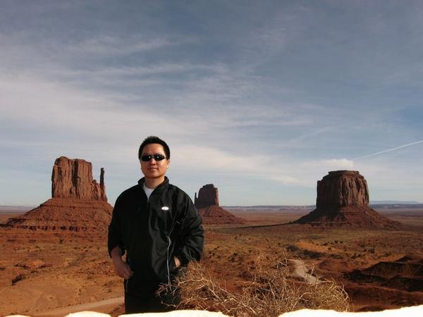 Calvin at Monument Valley