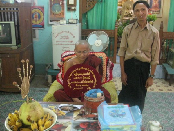 dp 111208 Mang Soe and Brother Monk BAGAN, MYANMAR