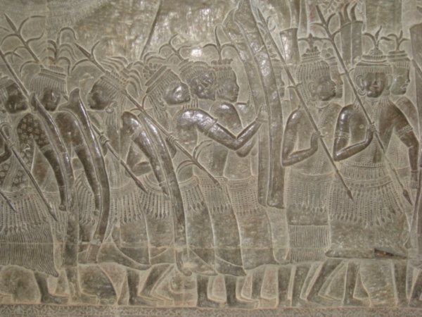 Bas Reliefs ANGKOR WAT ANKOR, CAMBODIA (3)