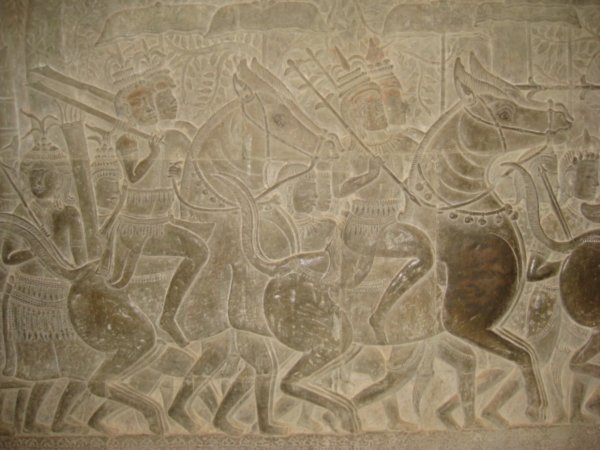 Bas Reliefs ANGKOR WAT ANKOR, CAMBODIA (4)