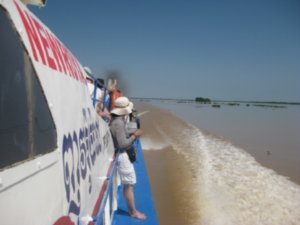 Boat from Siem Reap back to Phnom Pehn